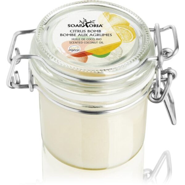 Soaphoria Citrus Bomb Scented Coconut Oil ulei de cocos bio pentru fata si corp 125 ml-ro