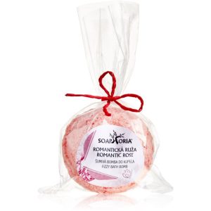 Soaphoria Romantic Rose Fizzy Bath Bomb antistress bath ballistics efect regenerator 85 g-ro