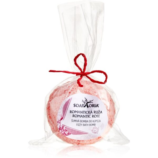Soaphoria Romantic Rose Fizzy Bath Bomb antistress bath ballistics efect regenerator 85 g-ro