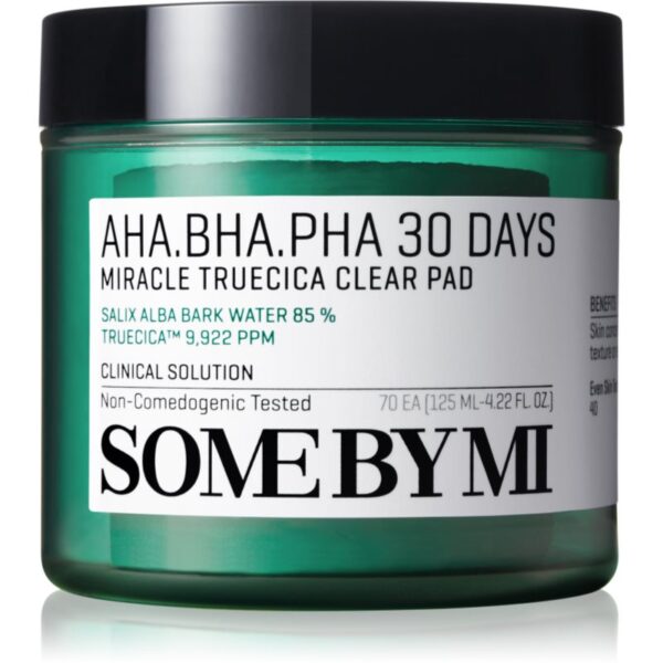 Some By Mi AHA∙BHA∙PHA 30 Days Miracle dischete demachiante pentru ten acneic 70 buc-ro