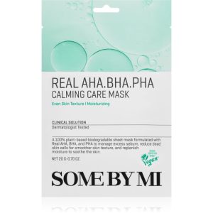 Some By Mi Clinical Solution AHA∙BHA∙PHA Calming Care Mask mască textilă calmantă pentru pielea problematica 20 g-Țena
