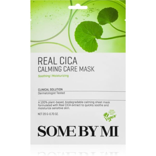 Some By Mi Clinical Solution Cica Calming Care Mask mască textilă calmantă pentru piele sensibilă 20 g-ro