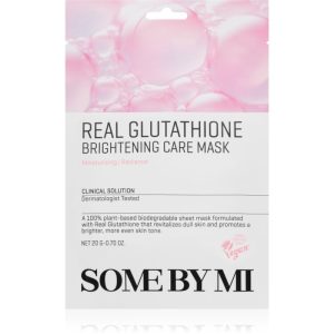 Some By Mi Clinical Solution Glutathione Brightening Care Mask mască textilă iluminatoare pentru uniformizarea nuantei tenului 20 g-Țena