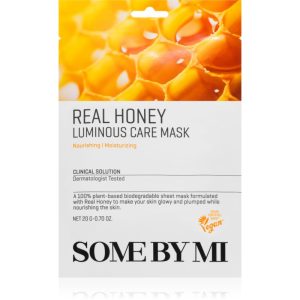 Some By Mi Clinical Solution Honey Luminous Care Mask mască textilă iluminatoare 20 g-Țena