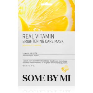 Some By Mi Clinical Solution Vitamin Brightening Care Mask mască textilă iluminatoare cu efect antioxidant 20 g-ro