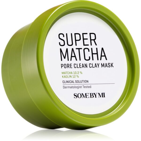 Some By Mi Super Matcha Pore Clean masca facială pentru curatarea tenului pentru micsorarea porilor 100 g-Țena
