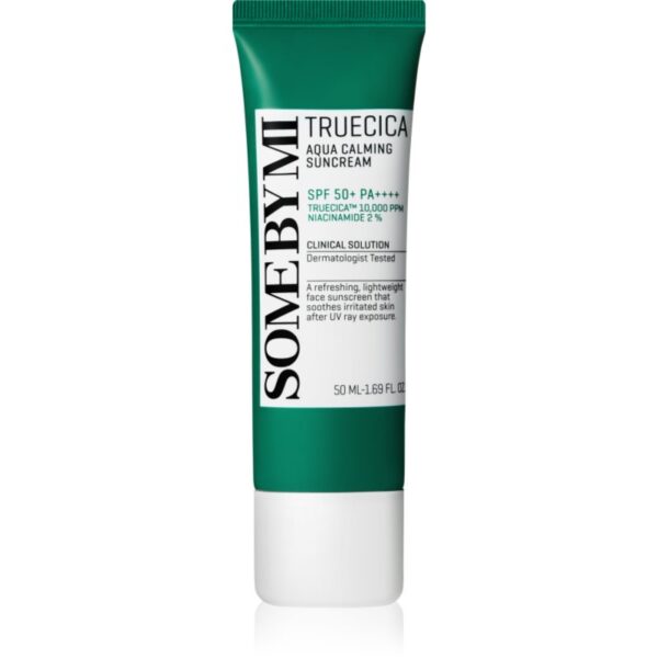 Some By Mi Truecica Aqua Calming emulsie protectoare calmantă SPF 50+ 50 ml-ro