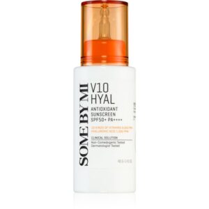 Some By Mi V10 Hyal Antioxidant Sunscreen crema intens hidratanta si calmanta SPF 50+ 40 ml-Țena