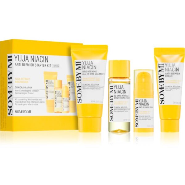 Some By Mi Yuja Niacin Anti Blemish Seturi pentru voiaj pentru uniformizarea nuantei tenului-ro