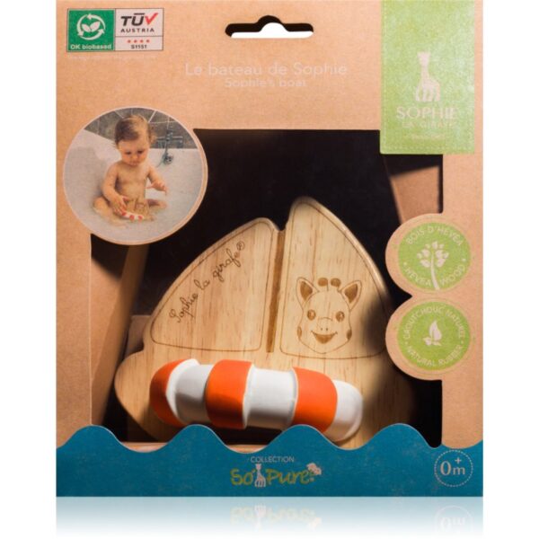 Sophie La Girafe Vulli Boat jucărie pentru apă pentru dentiție 0m+ 1 buc-Țena