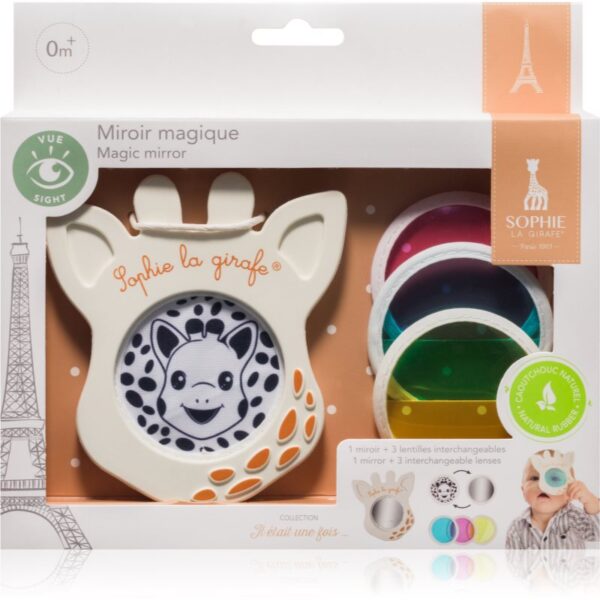 Sophie La Girafe Vulli Magic Mirror oglinda pentru nou-nascuti si copii Blue