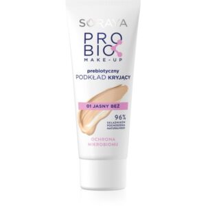 Soraya Probio Make-up acoperire make-up cu probiotice culoare 01 Light Beige 30 ml-ro