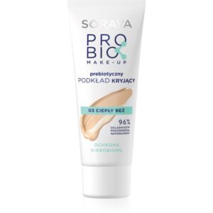Soraya Probio Make-up acoperire make-up cu probiotice culoare 03 warm beige 30 ml-ro
