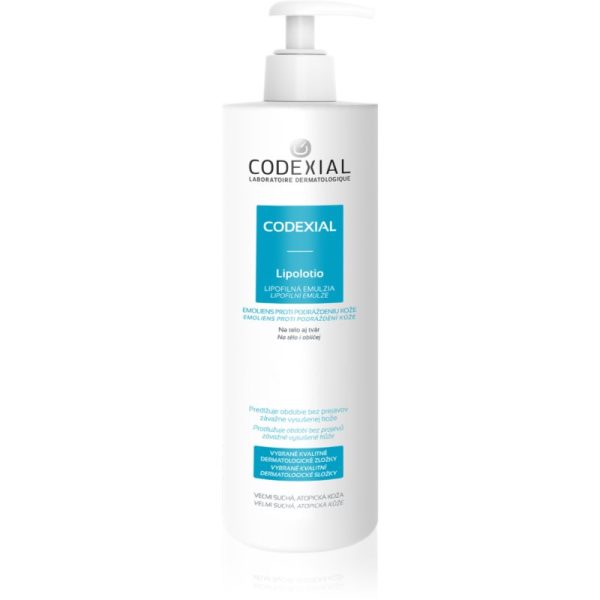 Spiridea Codexial Lipolotio lotiune hidratanta pentru piele atopica destinata copiilor si adultiilor efect regenerator 400 ml-ro