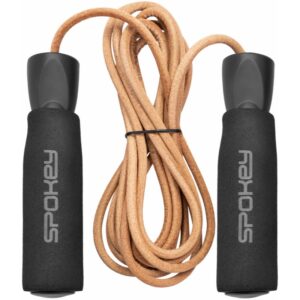 Spokey Quick Skip Leather coardă 280 cm-ro