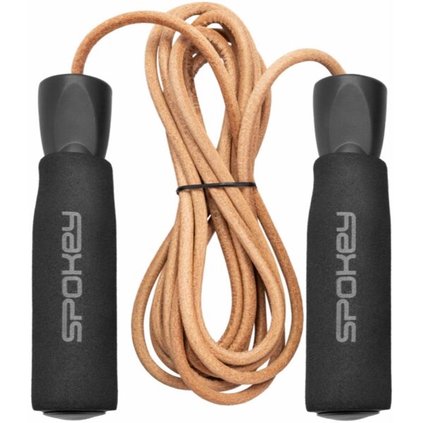Spokey Quick Skip Leather coardă 280 cm-ro