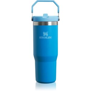 Stanley IceFlow™ Flip Straw Tumbler sticlă inoxidabilă pentru apă Azure 890 ml-Țena