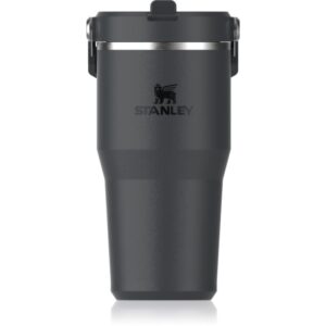 Stanley IceFlow™ Flip Straw Tumbler sticlă inoxidabilă pentru apă Black 2.0 600 ml-Țena