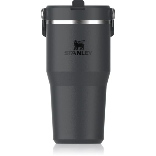Stanley IceFlow™ Flip Straw Tumbler sticlă inoxidabilă pentru apă Black 2.0 600 ml-Țena