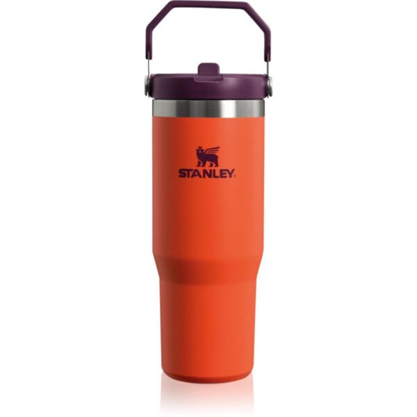 Stanley IceFlow™ Flip Straw Tumbler sticlă inoxidabilă pentru apă Tigerlilly 890 ml-ro