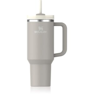 Stanley Quencher H2.O FlowState™ Tumbler pahar din oțel inoxidabil cu pai Ash 1180 ml-Țena