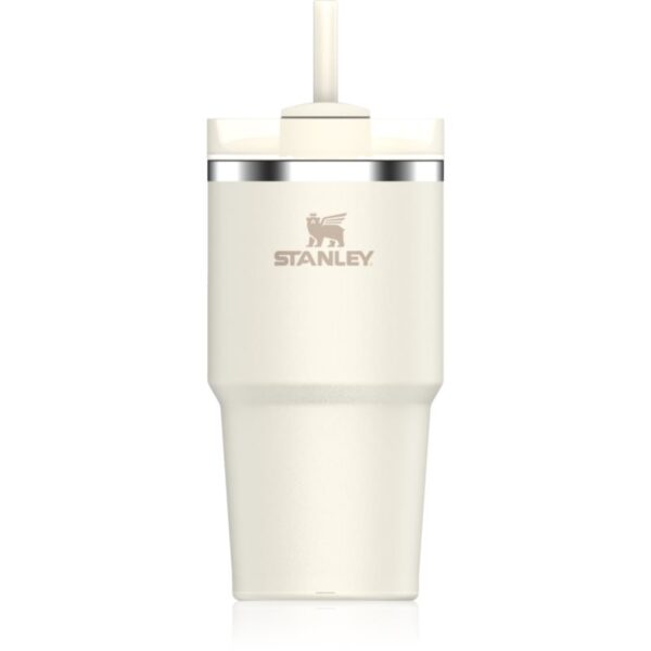 Stanley Quencher H2.O FlowState™ Tumbler pahar din oțel inoxidabil cu pai Cream 2.0 590 ml-ro