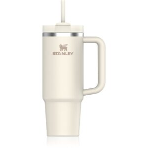 Stanley Quencher H2.O FlowState™ Tumbler pahar din oțel inoxidabil cu pai Cream 890 ml-ro
