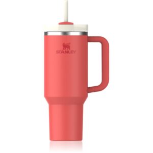 Stanley Quencher H2.O FlowState™ Tumbler pahar din oțel inoxidabil cu pai Hot Coral 1180 ml-ro