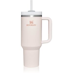 Stanley Quencher H2.O FlowState™ Tumbler pahar din oțel inoxidabil cu pai Rose Quartz 1180 ml-Țena