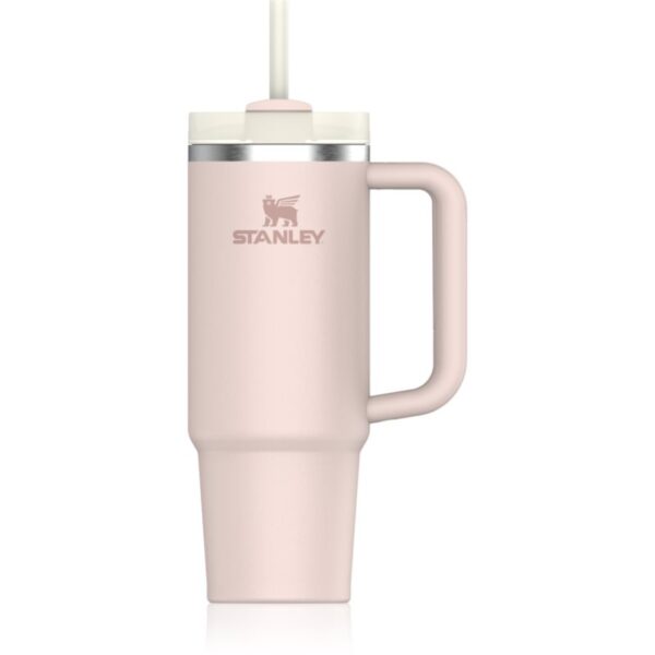 Stanley Quencher H2.O FlowState™ Tumbler pahar din oțel inoxidabil cu pai Rose Quartz 2.0 890 ml-ro