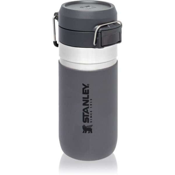 Stanley Quick Flip Go Bottle sticlă termos Charcoal 470 ml-ro