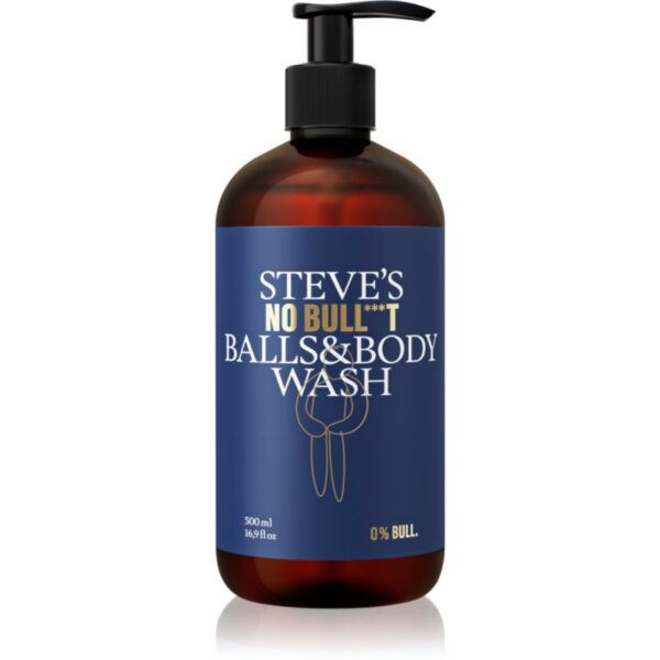 Steve's No Bull***t Balls and Body Wash Gel de duș energizant 500 ml-ro