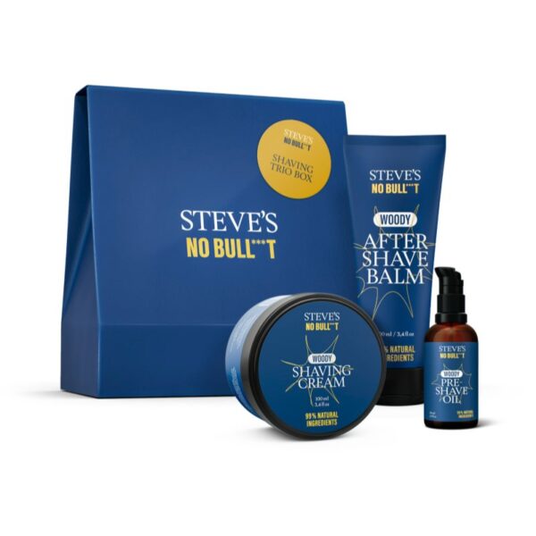 Steve's No Bull***t Shaving Trio set cadou pentru ras-ro