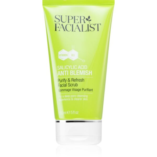 Super Facialist Salicylic Acid Anti Blemish curatare usoara dupa exfoliere pentru ten gras si problematic 150 ml-Țena