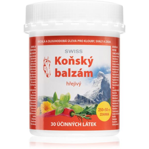 Swiss Horse balm Warm balsam aromatic pentru masaj 300 ml-Țena