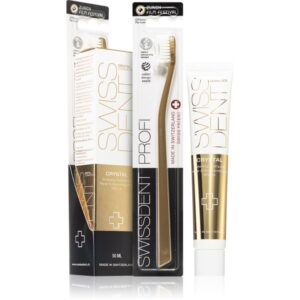 Swissdent Crystal Combo Pack set pentru îngrijirea dentară-Țena