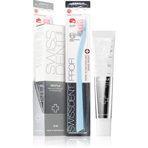 Swissdent Gentle Combo Pack set pentru curatarea perfecta a dintilor Mint-Țena