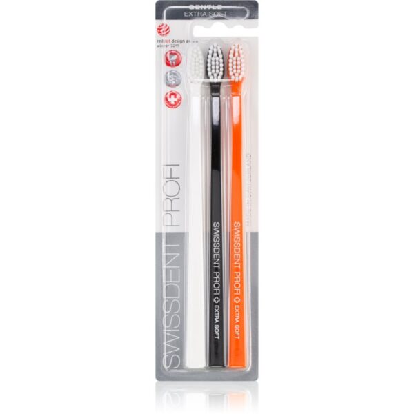 Swissdent Profi Gentle Perii de dinți soft 3 buc-Țena