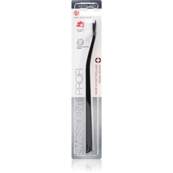 Swissdent Profi Gentle perie de dinti foarte moale Black 1 buc-ro