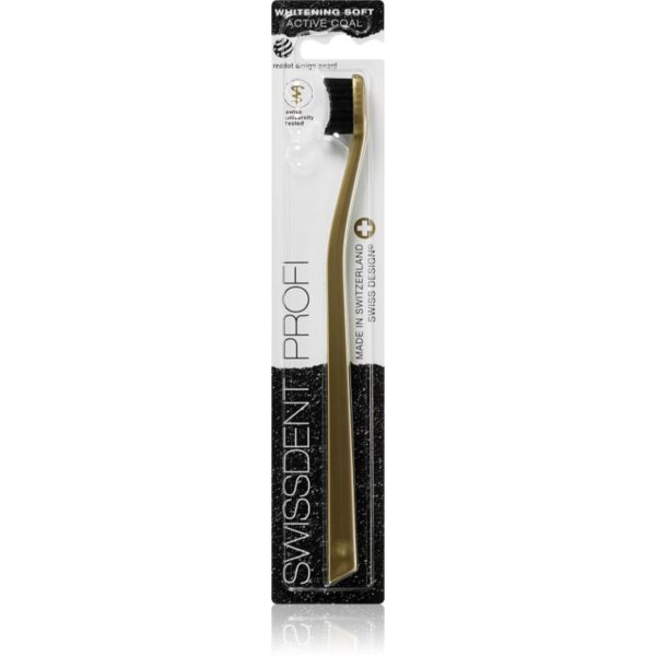 Swissdent Whitening Gold Active Coal perie de dinti 1 buc-ro