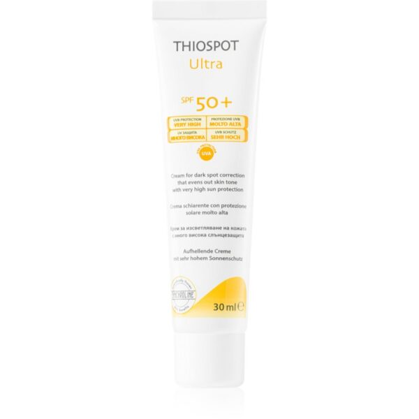 Synchroline Thiospot Ultra Creme revitalizanta pentru hiperpigmentarea pielii SPF 50+ 30 ml-ro