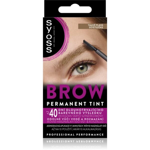 Syoss Brow Tint culoare pentru sprancene culoare Dark Blonde 10 ml-ro
