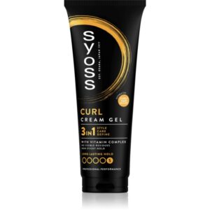 Syoss Curl Control cremă styling pentru definirea buclelor cu textura de gel 250 ml-Țena