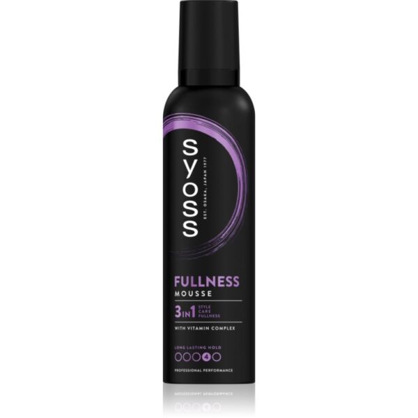 Syoss Fullness spuma cu fixare foarte puternica 250 ml-Țena