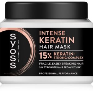 Syoss Intense Keratin mască hidratantă pentru păr cu keratina 400 ml-Țena