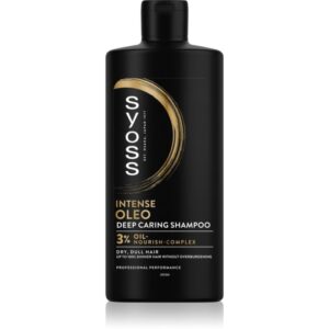 Syoss Intense Oleo șampon pentru un par stralucitor si catifelat 440 ml-Țena