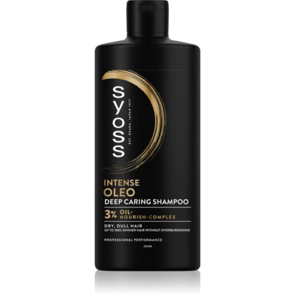 Syoss Intense Oleo șampon pentru un par stralucitor si catifelat 440 ml-Țena