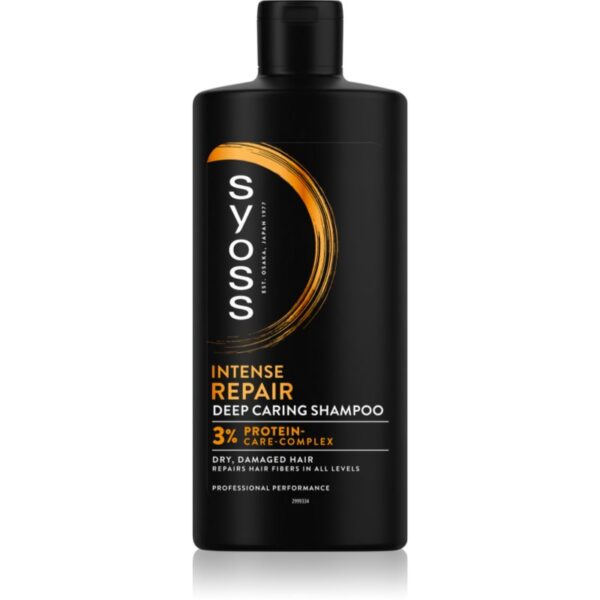Syoss Intense Repair sampon pentru regenerare pentru păr uscat și deteriorat 440 ml-ro