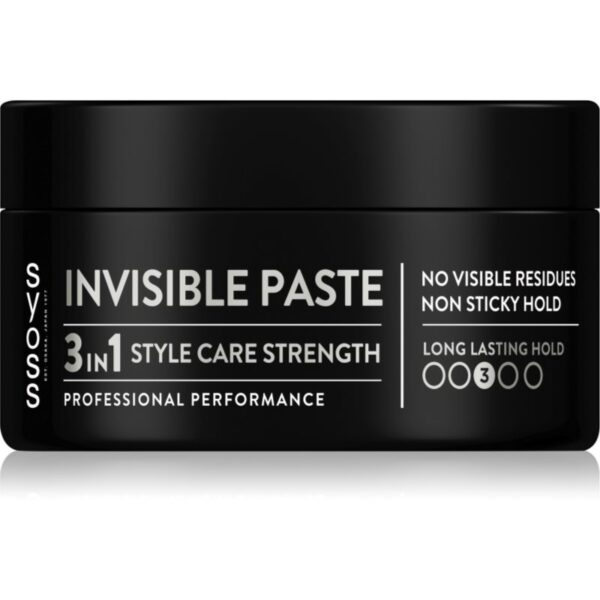 Syoss Invisible Hold pastă de styling transparentă pentru o fixare medie 100 ml-ro