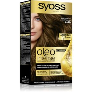 Syoss Oleo Intense Culoare permanenta pentru par cu ulei culoare 4-60 Gold Brown 1 buc-ro